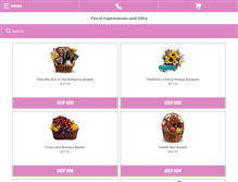 Tablet Screenshot of floralexpressionsandgifts.com